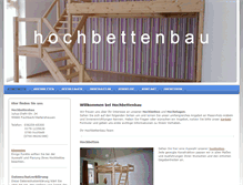 Tablet Screenshot of hochbettenbau.de